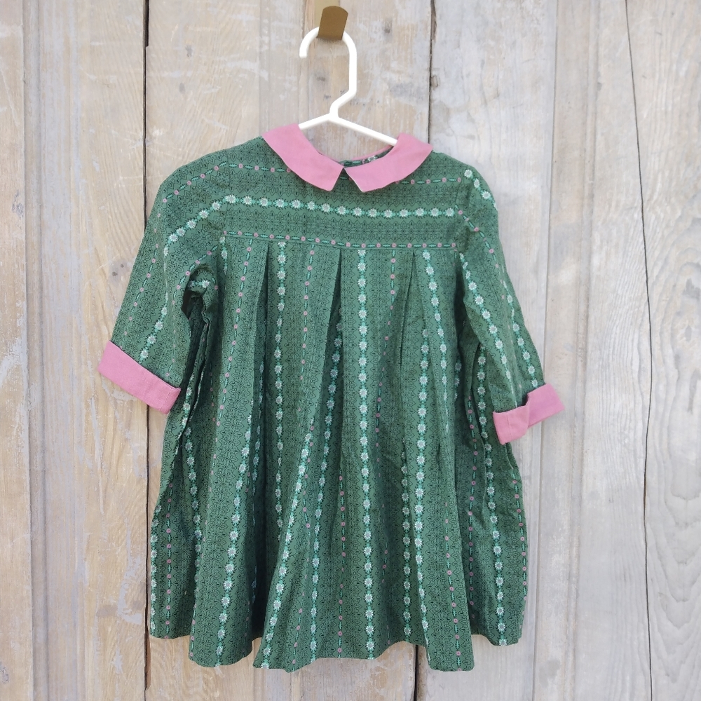Vintage Floral Toddler Dress